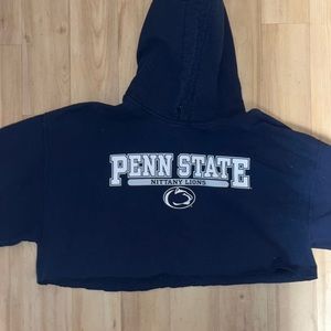 Penn state crop hoodie